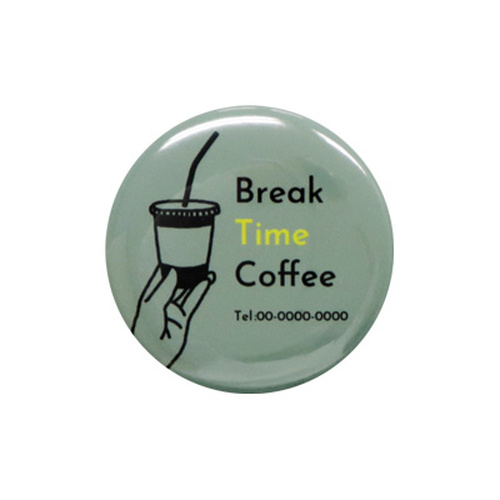 ハイクオリティ缶バッジ Zピン（丸型）44mm